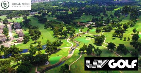 Sources: LIV Golf event coming to Cedar Ridge Country Club in Broken ...