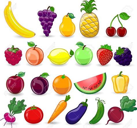 cute cartoon drawings of fruits - Google Search | Frutas verduras e ...