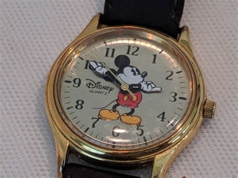 Vintage Mickey Mouse Watch. Disney Time Works Mickey Watch. Mickey ...