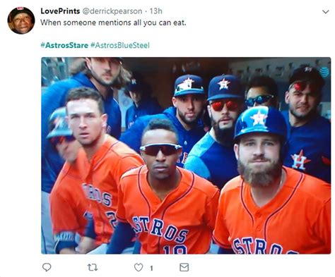 Houston Astros squad stares down camera in new meme