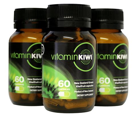 Vitaminkiwi Kiwifruit Capsules 3 Pack - Vitaminkiwi