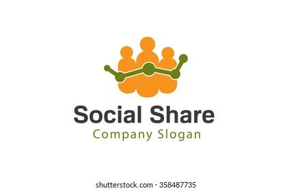 Social Share Logo Design Illustration Stock Vector (Royalty Free ...