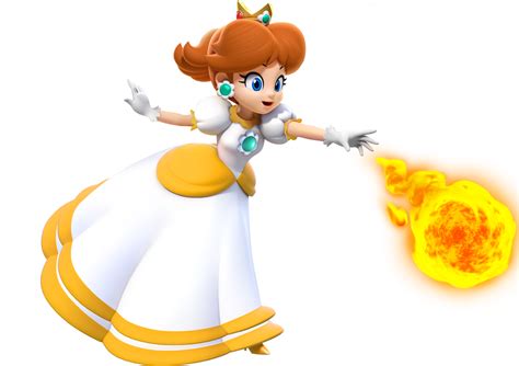 How princess Daisy should be in her official Fire Flower form ! Take ...