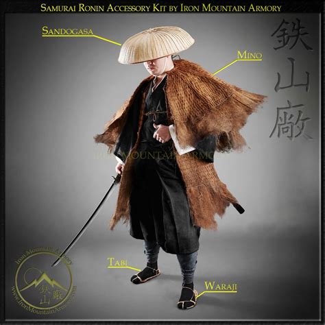 Samurai Ronin COSPLAY, LARP Kit: Ronin Costume & Accessories