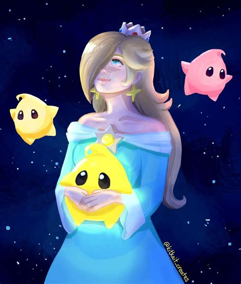 Fan Art Super Mario Galaxy Rosalina - img-re