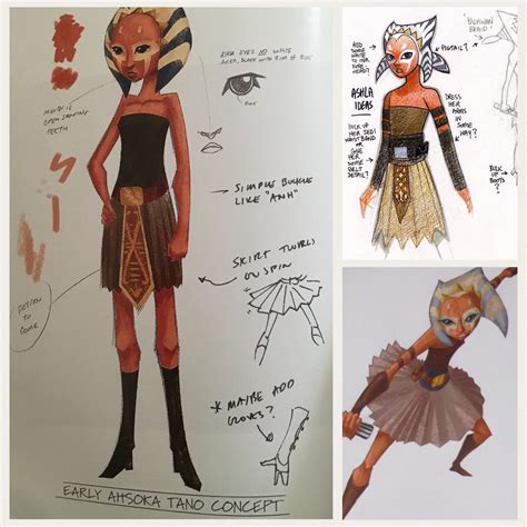 Early Ahsoka design : r/ahsokatano