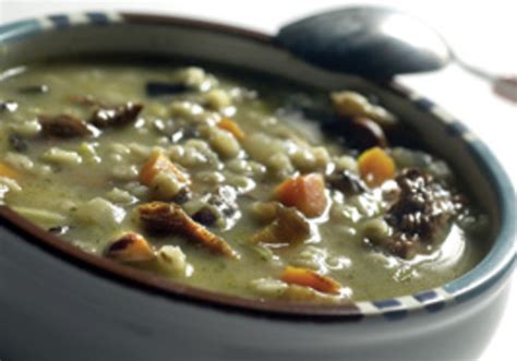 Mushroom barley soup - israeli Food and Jewish Recipes - Jerusalem Post