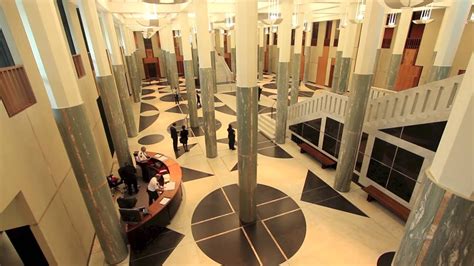 Inside the Australian Parliament House Foyer Canberra, ACT, Australia ...