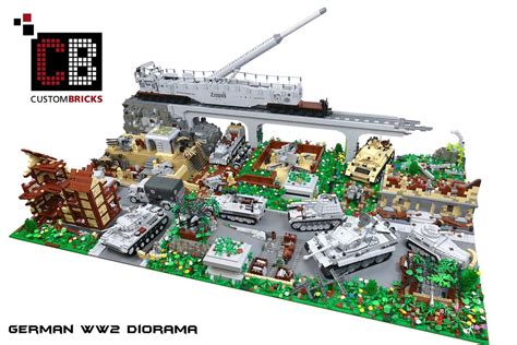 CustomBricks LEGO Custom WW2 WWII Diorama 17 | The Custom Br… | Flickr