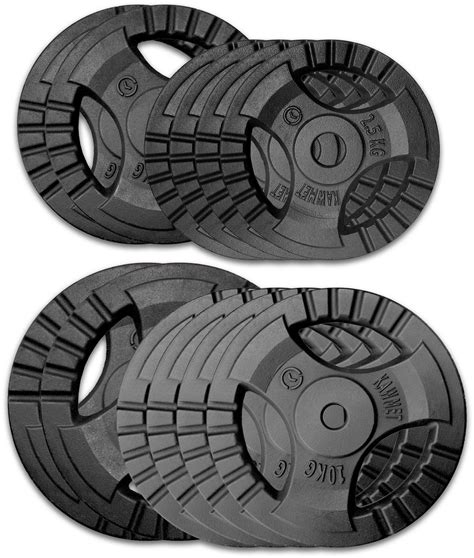 Weight plate set 100 kg - Heavy Edition ø28,5 mm | KAWMET cast iron foundry