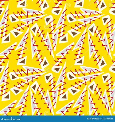 Seamless Abstract Urban Pattern with Curved Lines and Geometry Triangle ...