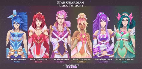 Star Guardian Team: Rising Twilight Concepts by EraiViolett ...