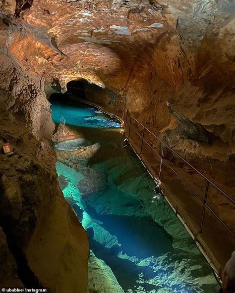 Inside the incredible Blue Lake at the Jenolan Caves in the NSW Blue ...