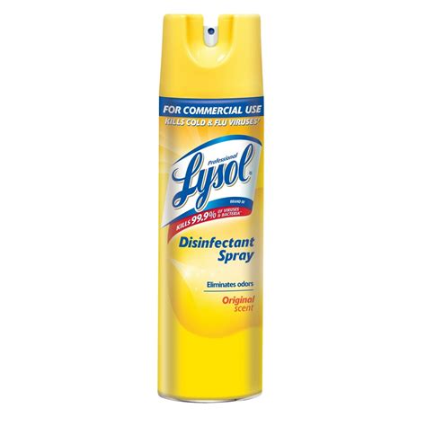 Professional Lysol Disinfectant Spray, Original Scent, 19oz - Walmart ...