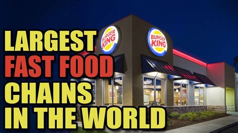 10 Biggest Fast-Food Chains In The World || Amazing World - YouTube