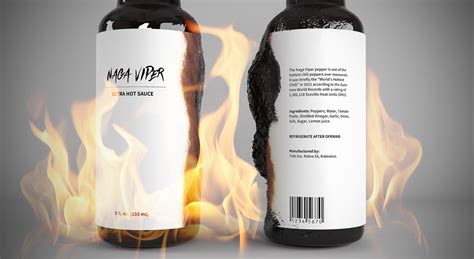 Naga Viper - ULTRA HOT SAUCE - Packaging on Behance