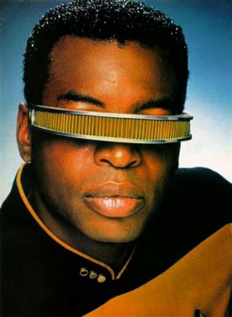 LaVar Burton: As Georde Laforge: Star Trek: TNG | La forge, Star trek ...