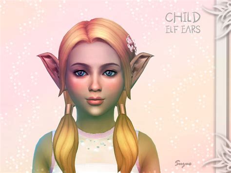 Sims 4 Custom Content Elf Ears : Ear preset n2 (elf ears) by seleng at tsr.