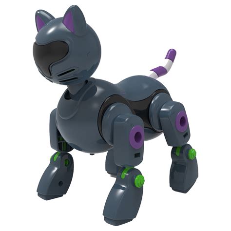 Robot Cat Toy for Kids DIY Toy Interactive Toy Intelligent Educational ...