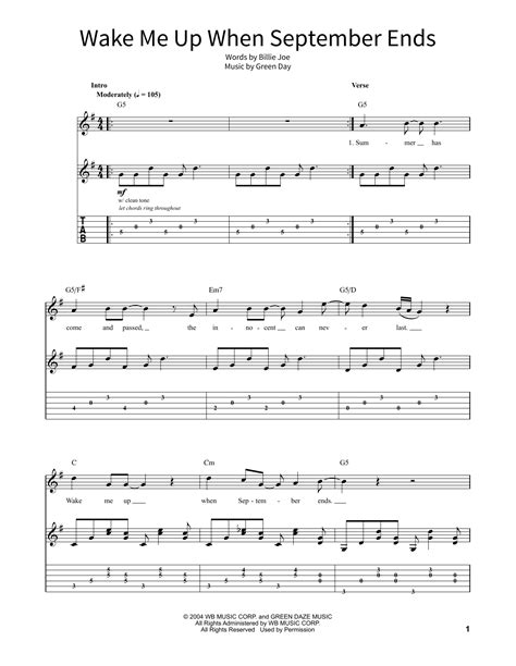 Wake Me Up Guitar Chords - Sheet and Chords Collection