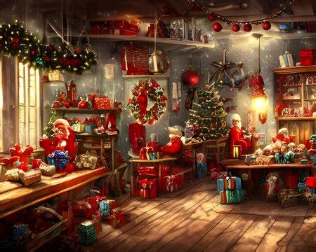 Santas Workshop Background Images – Browse 3,926 Stock Photos, Vectors ...