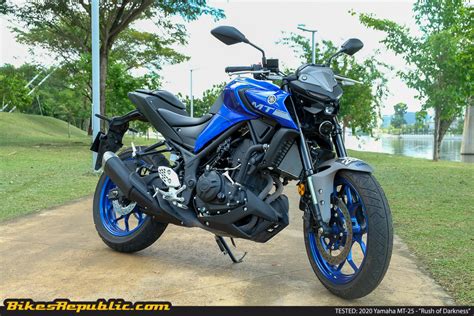 TESTED: 2020 Yamaha MT-25 – “Rush of Darkness” - BikesRepublic