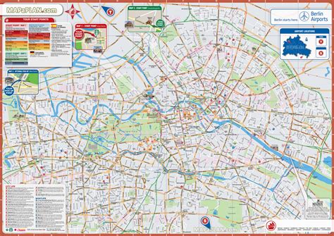 Berlin Tourist Map Printable - Printable Maps