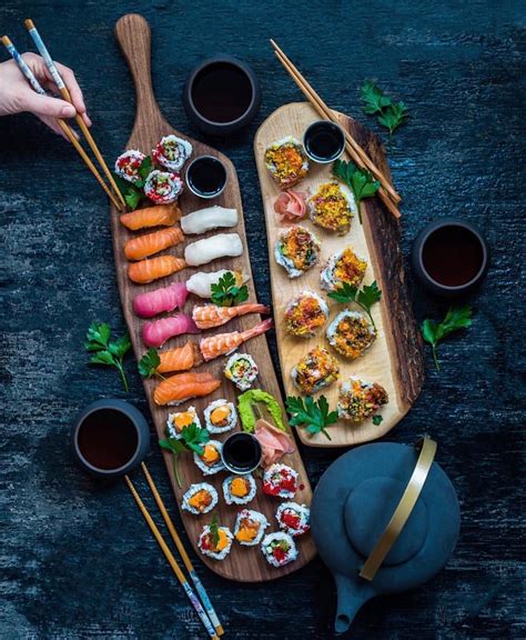 Sushi platter from @dennistheprescott or ? | Japan food, Sushi platter ...