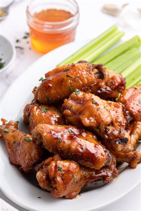 Honey Glazed Chicken Wings - Recipe Girl