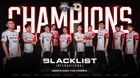 Blacklist International are three-time MPL PH Champions | GosuGamers