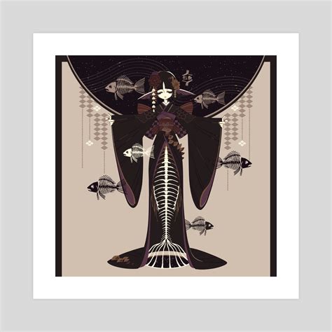 Ningyo 2, an art print by erebun - INPRNT