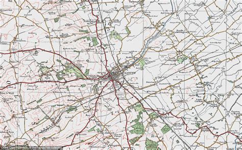 Historic Ordnance Survey Map of Louth, 1923 - Francis Frith