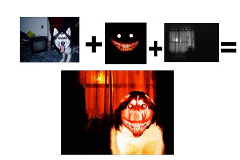 All 3 Images Used To Make The Second Smile Dog Image. : r/creepypasta