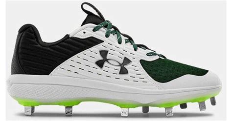 Under Armour Ua Yard Mt Baseball Cleats in White for Men - Lyst