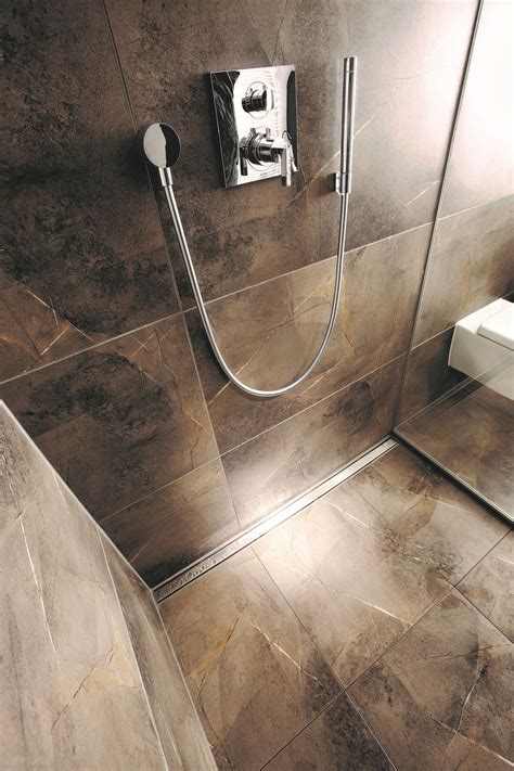 Stainless steel shower channel LINEAR DRAIN By PROFILITEC