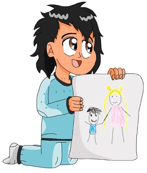 Young John (little john) Showing His Drawing by JohnV2004 on DeviantArt