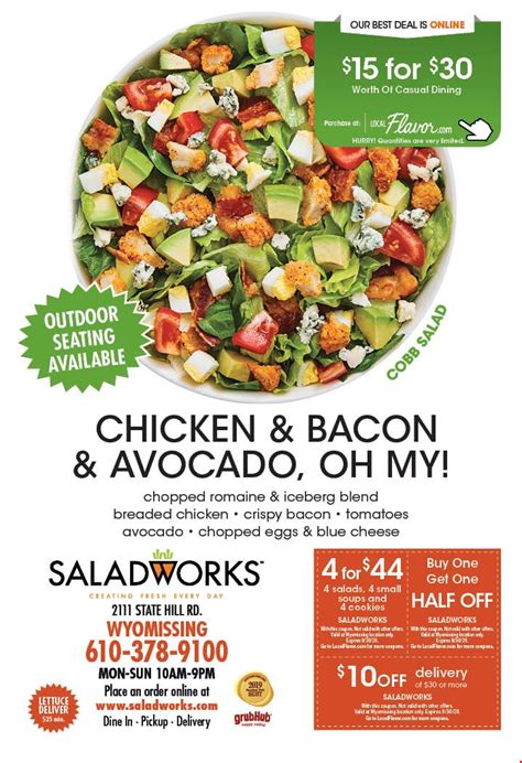 Saladworks Coupons Printable - Printable Word Searches