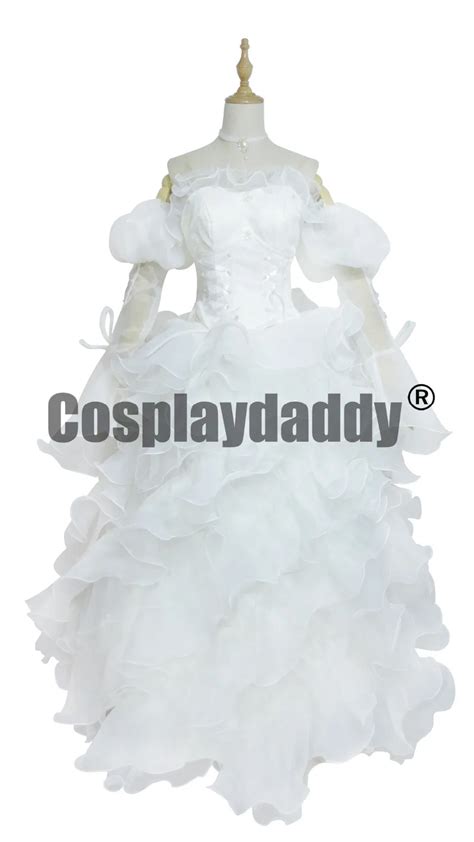 Code Geass Euphemia White Luxury Lace Dress Cosplay Costume|cosplay ...