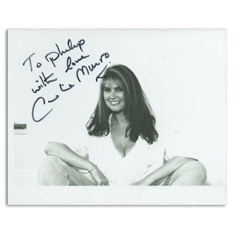 Caroline Munro Autograph Signed Photograph