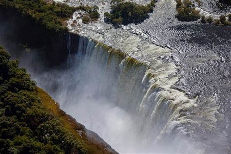 Premium Photo | Aerial view of victoria falls