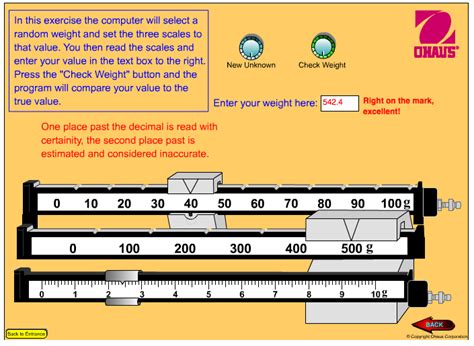 Reading A Triple Beam Balance Scale Worksheets