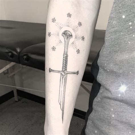 LOTR Sword Tattoo by @slime.time.live - Tattoogrid.net