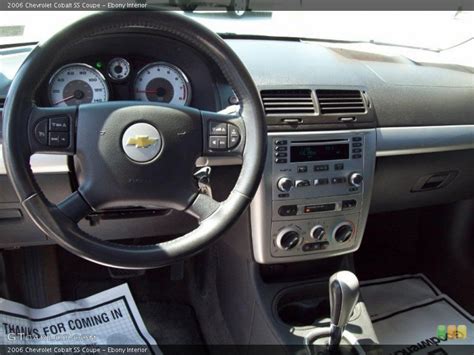 Ebony Interior Dashboard for the 2006 Chevrolet Cobalt SS Coupe ...