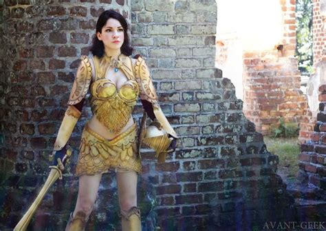 Olivia Mears Rocking Golden Saint armor from Oblivion's Shivering Isles ...