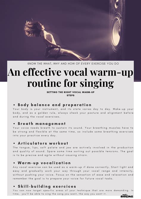 An effective vocal warm-up routine for singing - Vocal Overtones