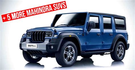 6 new Mahindra SUVs for India confirmed: From 5 door Thar to next-gen ...