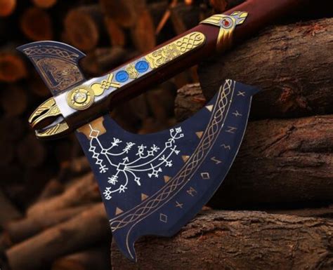 God of War Leviathan axe, Handmade Leviathan Axe Replica, Kratos Axe ...