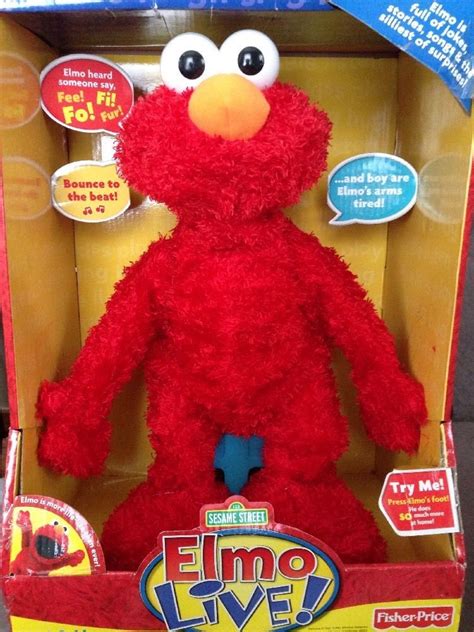 Brand NEW - Sesame Street / Fisher Price Elmo Live NIB 2008 Working ...