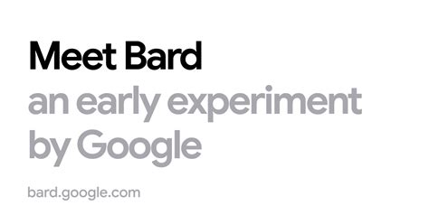 Try Bard, an AI experiment by Google