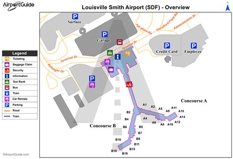 Louisville International Airport Map | Draw A Topographic Map